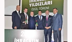 İHRACATIN YILDIZLARI ÖDÜLLERİNİ ALDI