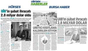 UİB MART AYI BASIN YANSIMALARI