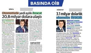 OİB AĞUSTOS AYI BASIN YANSIMALARI
