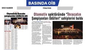 OİB HAZİRAN AYI BASIN YANSIMALARI