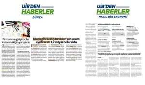 UİB ARALIK AYI BASIN YANSIMALARI