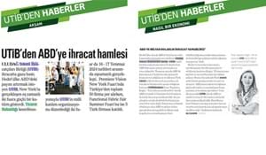 UTİB AĞUSTOS AYI BASIN YANSIMALARI