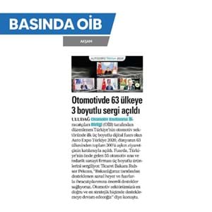 OİB'DEN OTOMOTİV SEKTÖRÜNDE İLK ÜÇ BOYUTLU DİJİTAL FUAR | AUTO EXPO TÜRKİYE 2020