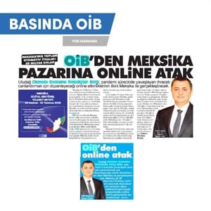 OİB'DEN MEKSİKA PAZARINA ONLİNE ATAK