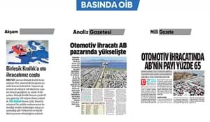 OTOMOTİV İHRACAT AB PAZARINDA YÜKSELİŞTE!