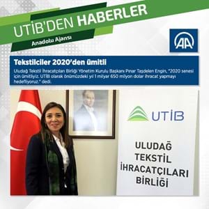 TEKSTİLCİLER 2020'DEN ÜMİTLİ