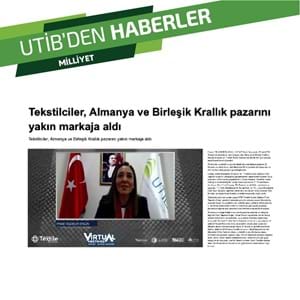 UTİB'DEN İKİ ÜLKEYE SANAL HEYET