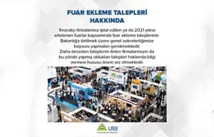 FUAR EKLEME TALEPLERİ HAKKINDA