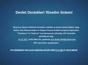 Devlet Destekleri Yönetim Sistemi
