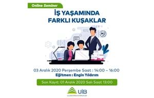 İŞ YAŞAMINDA FARKLI KUŞAKLAR | WEBINAR