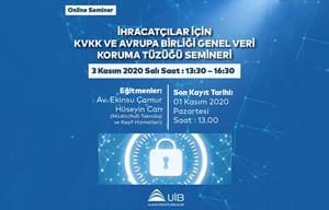 KVKK VE AYRUPA BİRLİĞİ GENEL VERİ KORUMA TÜZÜĞÜ SEMİNERİ