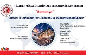 TİCARET MÜŞAVİRLERİMİZLE ELEKTRONİK SOHBETLER | ROMANYA