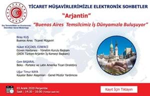 TİCARET MÜŞAVİRLERİMİZLE ELEKTRONİK SOHBETLER | ARJANTİN