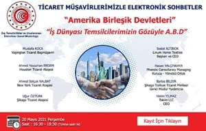 TİCARET MÜŞAVİRLERİMİZLE ELEKTRONİK SOHBETLER | ABD