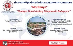 TİCARET MÜŞAVİRLERİMİZLE ELEKTRONİK SOHBETLER | MORİTANYA