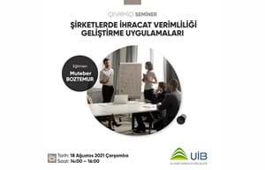 ŞİRKETLERDE İHRACAT VERİMLİLİĞİNİ GELİŞTİRME UYGULAMALARI