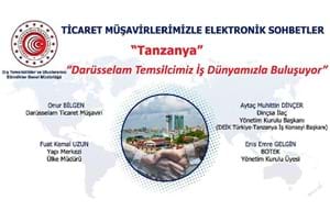 TİCARET MÜŞAVİRLERİMİZLE ELEKTRONİK SOHBETLER | TANZANYA