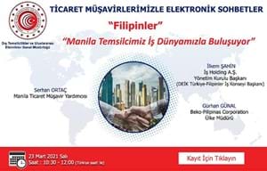 TİCARET MÜŞAVİRLERİMİZLE ELEKTRONİK SOHBETLER | FİLİPİNLER