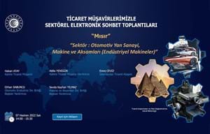 TİCARET MÜŞAVİRLERİMİZLE ELEKTRONİK SOHBETLER TOPLANTILARI | MISIR