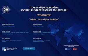 TİCARET MÜŞAVİRLERİMİZLE ELEKTRONİK SOHBETLER | AVUSTRALYA
