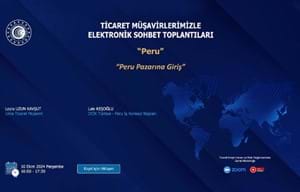 TİCARET MÜŞAVİRLERİMİZLE SEKTÖREL ELEKTRONİK SOHBETLER | PERU