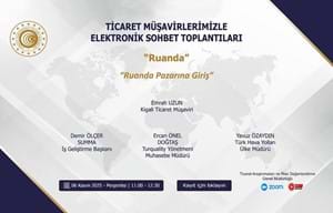 TİCARET MÜŞAVİRLERİMİZLE ELEKTRONİK SOHBETLER- RUANDA