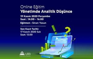 YÖNETİMDE ANALİTİK DÜŞÜNCE | WEBINAR