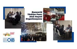 OİB'DEN BUSWORLD FUARI'NDA  ALIM HEYETİ PROGRAMI