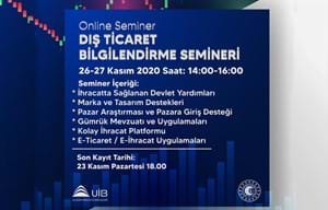 DIŞ TİCARET BİLGİLENDİRME SEMİNERİ