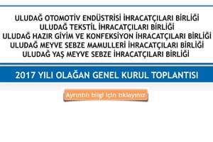 2017 YILI OLAĞAN GENEL KURUL TOPLANTILARI