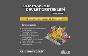 İHRACATA YÖNELİK DEVLET DESTEKLERİ | WEBINAR