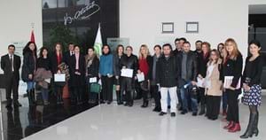 UİB, DIŞ TİCARET UZMANI YETİŞTİRME KURSU SERTİFİKA TÖRENİ İLE SONA ERDİ