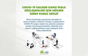 COVID-19 SALGINI KAMU İHALE SÖZLEŞMELERİ İÇİN MÜCBİR SEBEP KABUL EDİLDİ