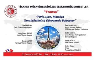 TİCARET MÜŞAVİRLERİMİZLE ELEKTRONİK SOHBETLER | FRANSA