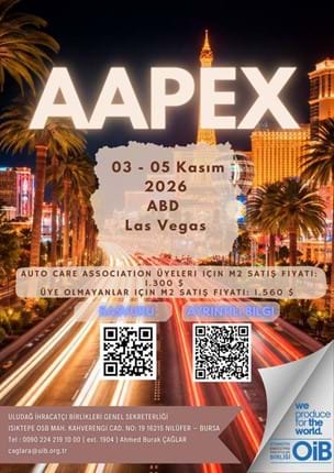 AAPEX 2026 - Otomotiv Aftermarket Fuarı
