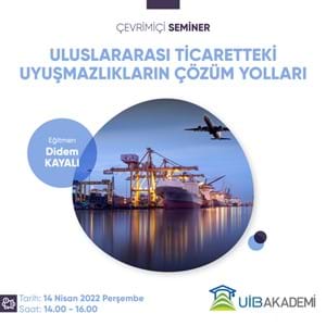 Uluslararası Ticari Uyuşmazlıkların Tahkim Yoluyla Çözümü Eğitimi