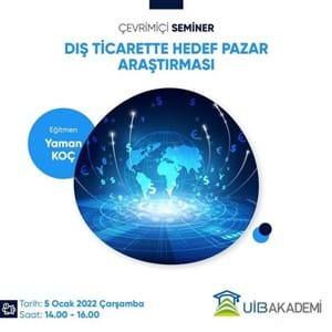 Dış Ticarette Hedef Pazar Araştırması Semineri