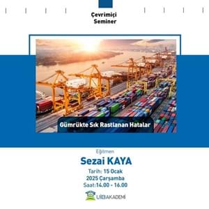 ''Gümrükte Sık Rastlanan Hatalar'' Semineri