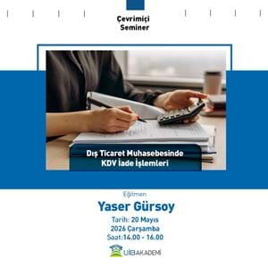 Dış Ticaret Muhasebesinde KDV İade İşlemleri
