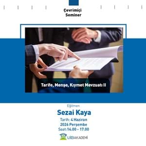 Tarife, Menşe, Kıymet Mevzuatı II