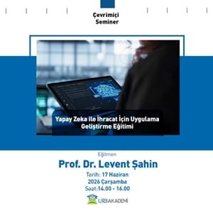 Yapay Zeka ile İhracat İçin Uygulama Geliştirme