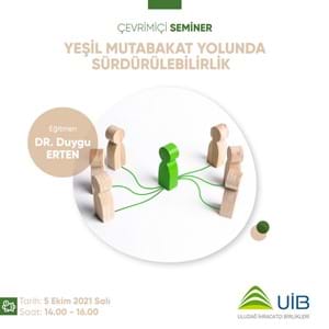Yeşil Mutabakat Yolunda Sürdürelebilirlik Semineri